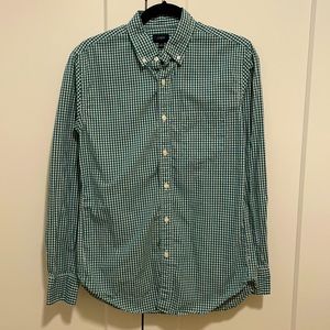 J Crew Men’s Green button down